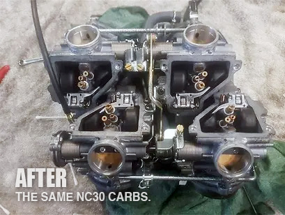 Ultrasonic Carburettor cleaning