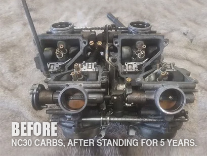 Ultrasonic Carburettor cleaning